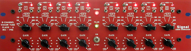 8 Channel Tube Mic Preamp